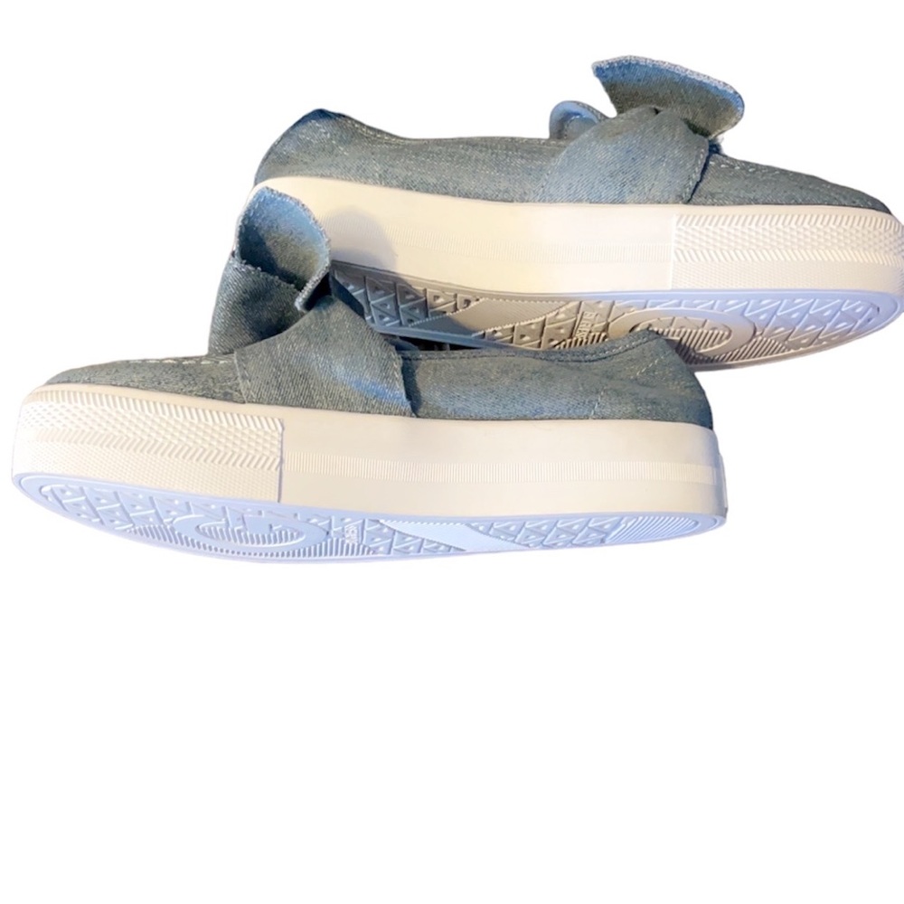 Guess Denim Bow Platform Espadrilles - Picture 2 of 3